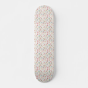 Merry Christmas Pattern Skateboard