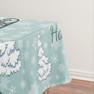Merry christmas pattern tablecloth