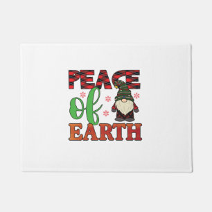 Merry Christmas Peace Of Earth Doormat