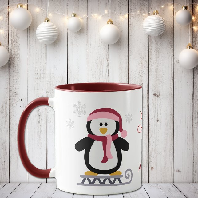 Merry Christmas Penguin Mug (Creator Uploaded)