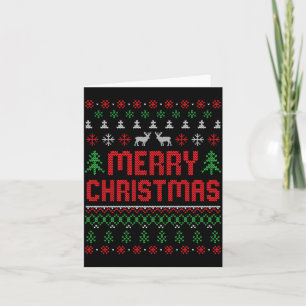 Merry Christmas Performance Card