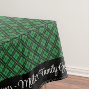 Merry Christmas Personalise Family Name or Text Tablecloth
