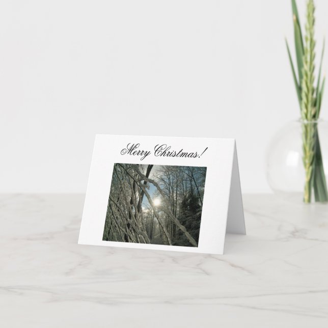Merry Christmas!-Personalise Greeting Card (Front)