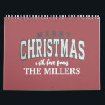 Merry Christmas Personalised Family Party 2025  Calendar<br><div class="desc">Merry Christmas Personalised Family Party 2025</div>