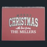 Merry Christmas Personalised Family Party 2025  Calendar<br><div class="desc">Merry Christmas Personalised Family Party 2025</div>