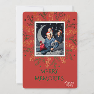Merry Christmas Personalised Holiday Card