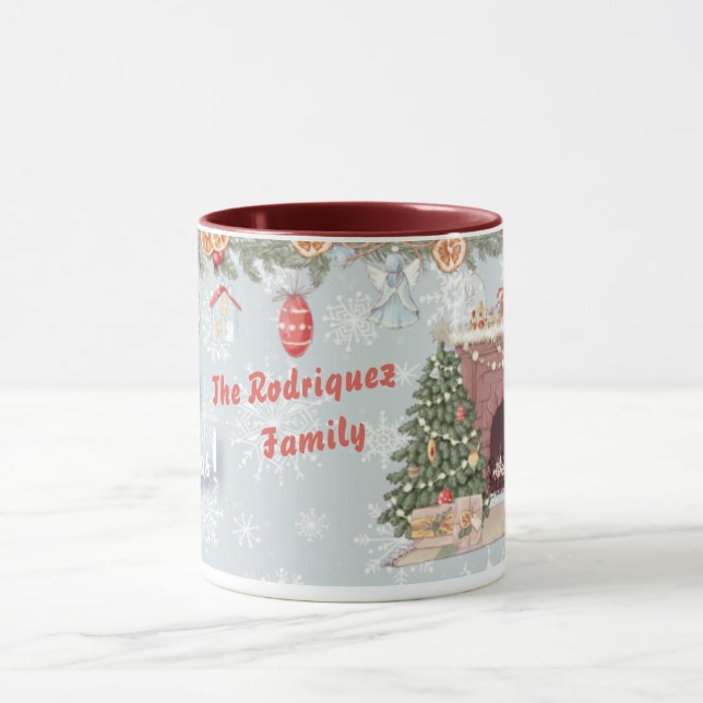 Merry Christmas Personalised Mug (Center)