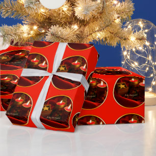 Merry Christmas Personalised Wrapping Paper
