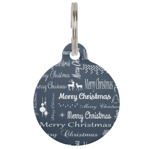 Merry Christmas Pet Tag