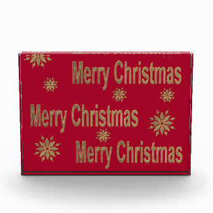 Merry Christmas Photo Block