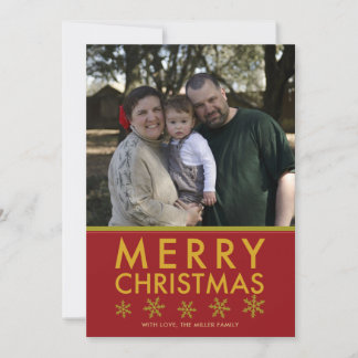 Merry Christmas Photo Christmas Card