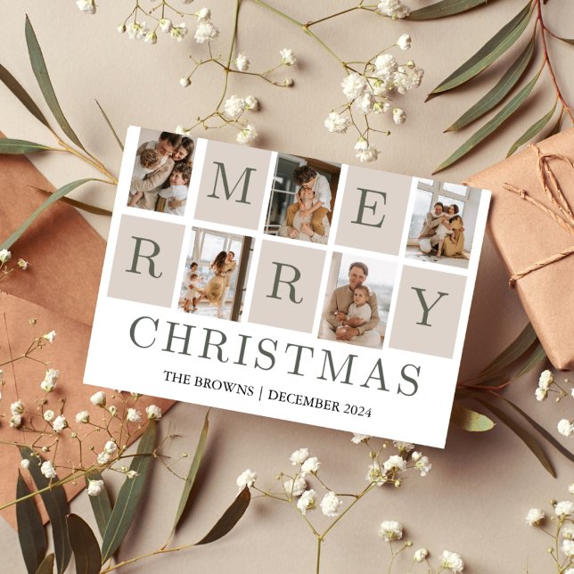 Merry Christmas Photo Christmas Card (Creator Uploaded)