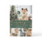 Merry Christmas Photo Collage Classic Green Gold