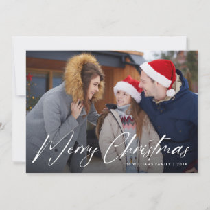 Merry Christmas Photo Collage  Holiday Card