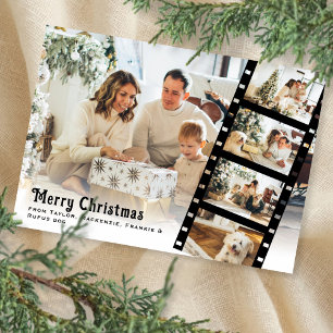 Merry Christmas Photo Personalized Film Strip Holiday Card