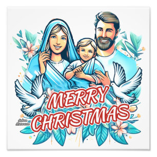 Merry Christmas Photo Print