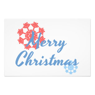 Merry Christmas Photo Print