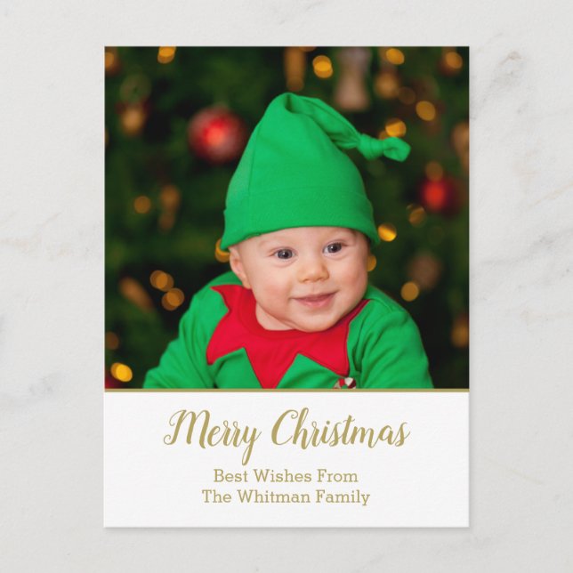Merry Christmas Photo Template (Front)
