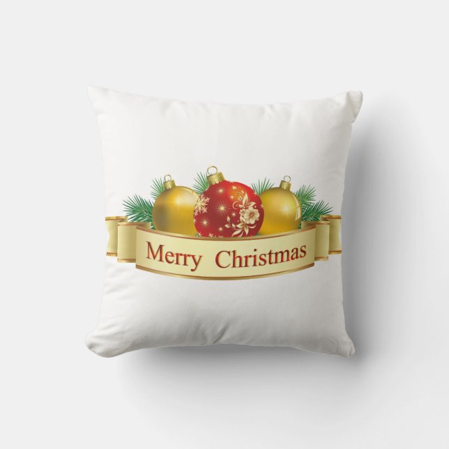 Merry Christmas Pillow (Front)