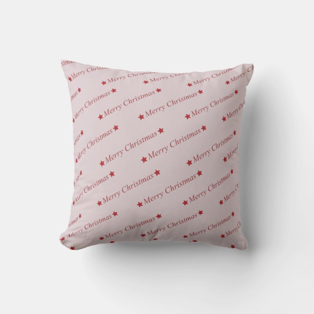 Merry Christmas Pillow (Front)