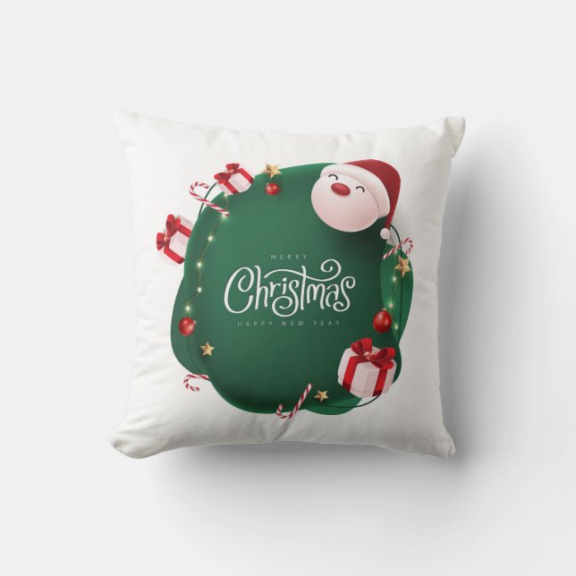 Merry Christmas Pillow cover (Front)