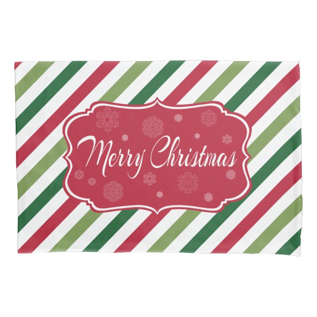 Merry Christmas Pillowcase (Front)