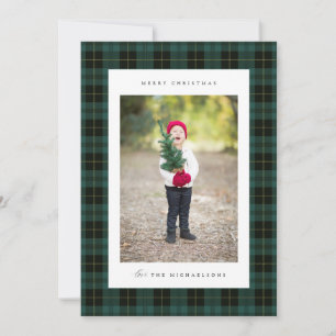 Merry Christmas Plaid   ADD YOUR FAMILY PHOTO