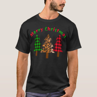 Merry Christmas Plaid Christmas Joy Christmas frie T-Shirt