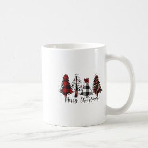 Merry Christmas Plaid Leopard Buffalo Christmas Tr Coffee Mug