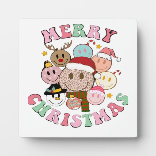 Merry Christmas  Plaque (Front)