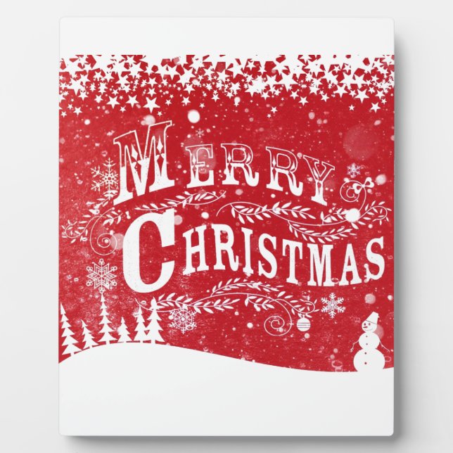 Merry Christmas Plaque (Front)