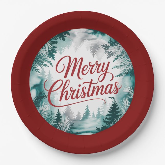 Merry Christmas Plate (Front)