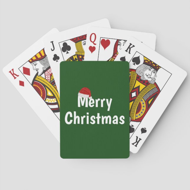 Merry Christmas Playing Cards (Back)