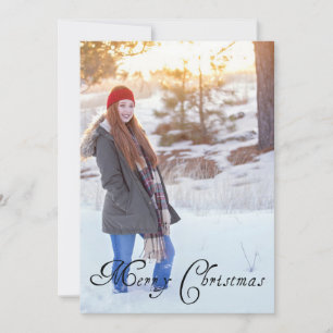 Merry Christmas Polka Dots Holiday Card