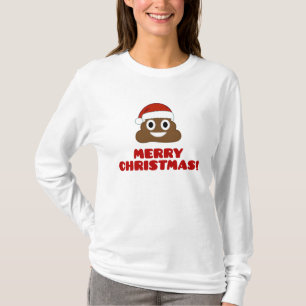 Merry Christmas Poo Emoji T-shirt