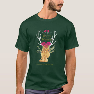 Merry Christmas Poodle t-shirt