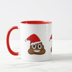 Merry Christmas poop emoji Mug