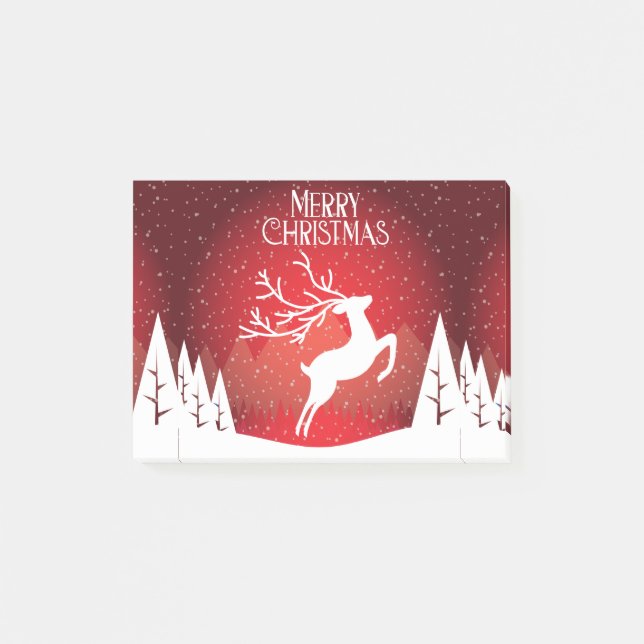 Merry Christmas Post-it Notes (Front)