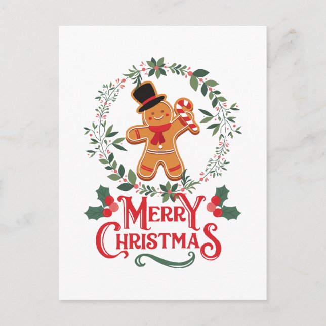 Merry Christmas Postcard (Front)