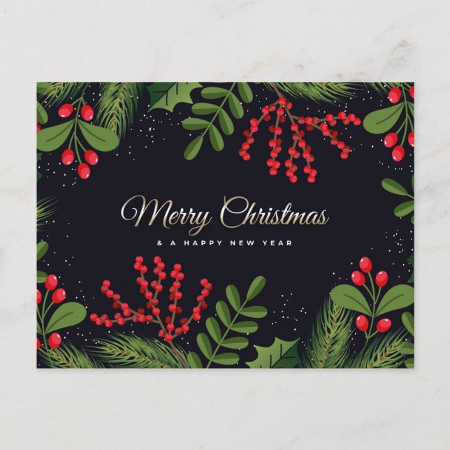 Merry Christmas Postcard (Front)
