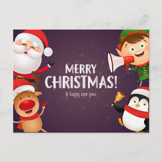 Merry Christmas Postcard (Front)