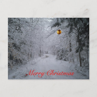 Merry Christmas postcard