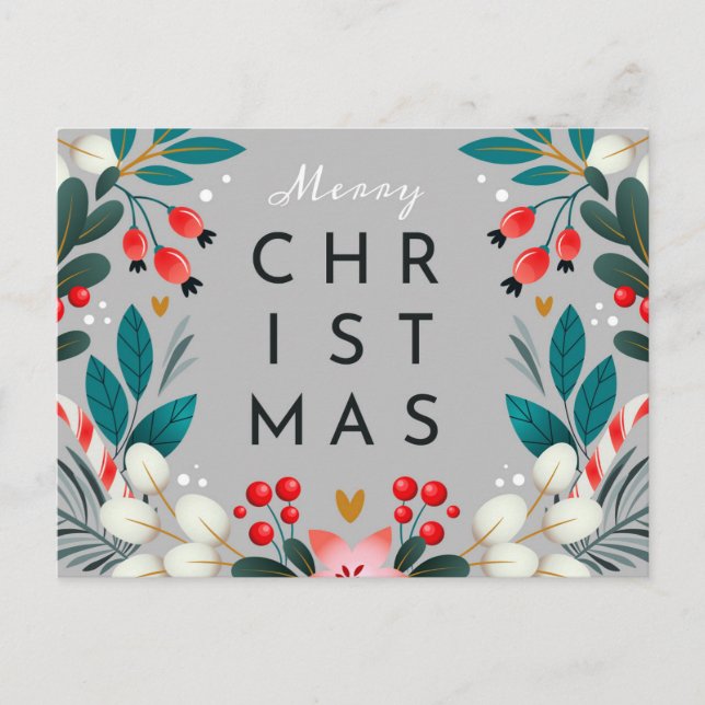Merry Christmas Postcard (Front)