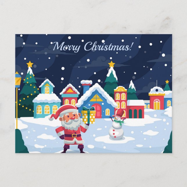 Merry Christmas Postcard (Front)