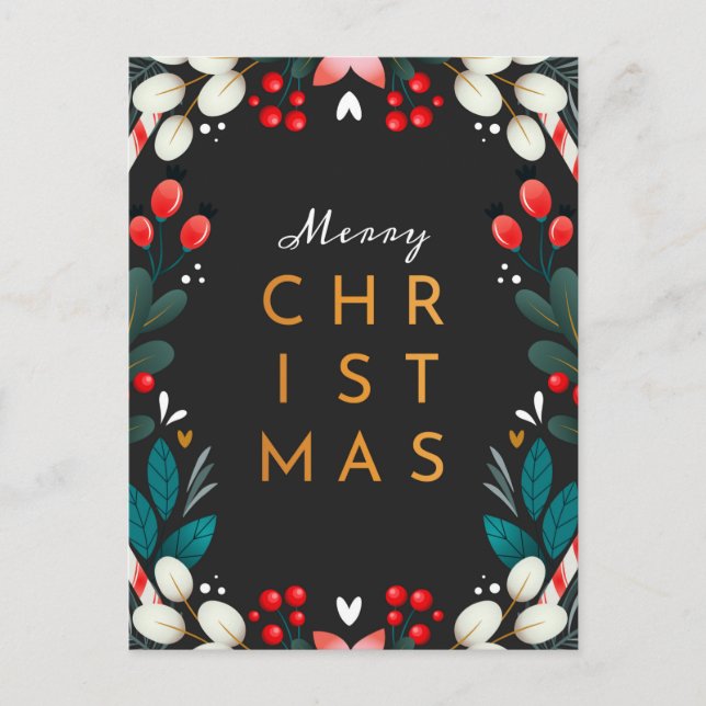 Merry Christmas Postcard (Front)