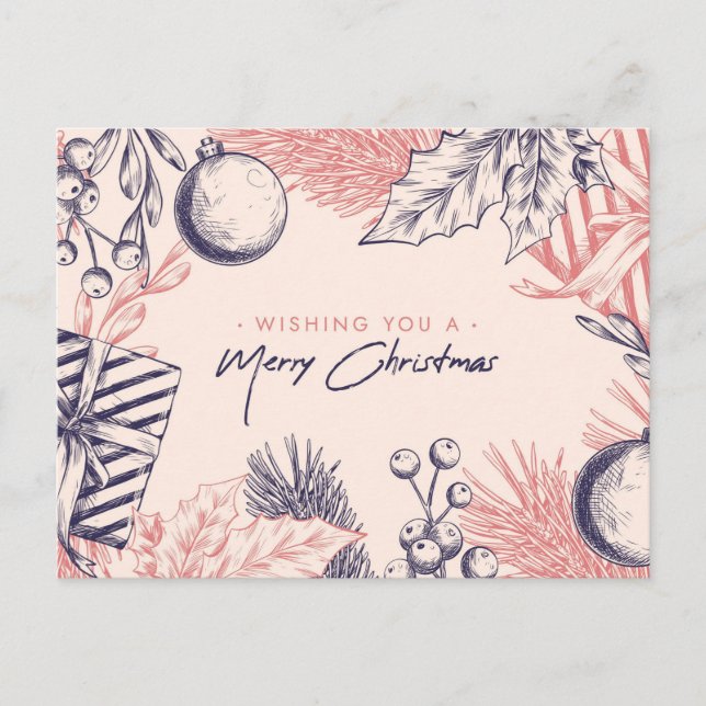 Merry Christmas Postcard (Front)