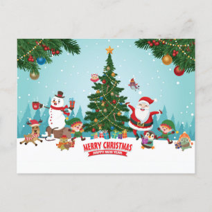 Merry Christmas Postcard