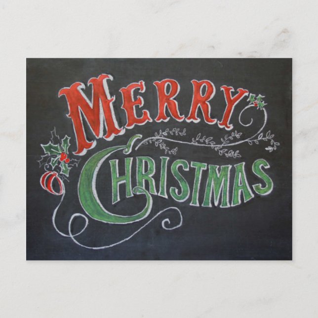 Merry Christmas Postcard (Front)