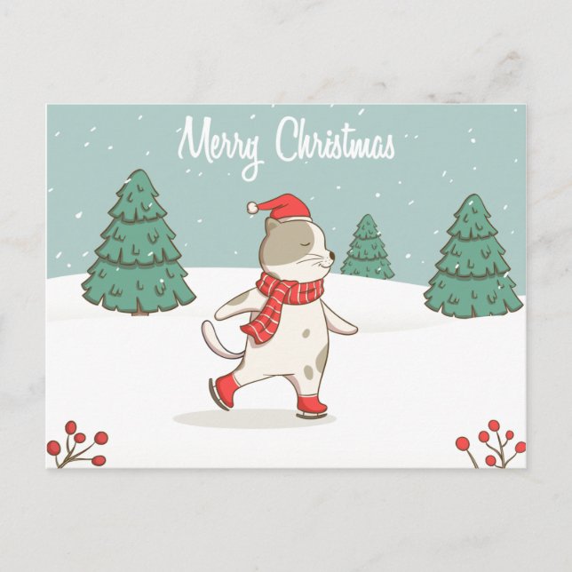 Merry Christmas Postcard (Front)