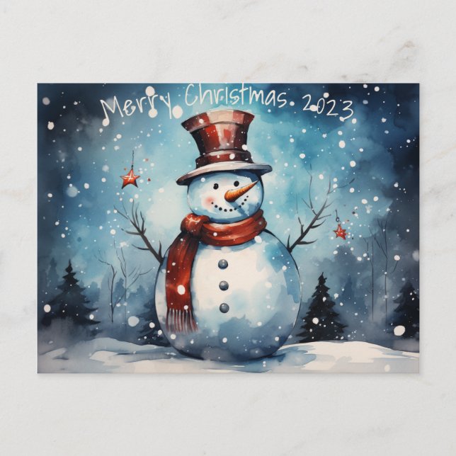 Merry Christmas Postcard (Front)